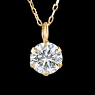 Tokyo, Japan, the only happiness 0.20ct 10K gold necklace style