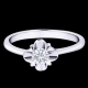 Tokyo, Japan, 18K white gold diamond ring stars sweet lover