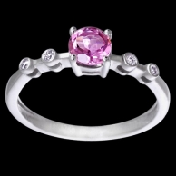 Eric Oct Birth stone-Pink tourmaline 