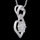 Twin Hearts Diamond Necklace