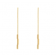Gucci Link to Love chain earrings with 'Gucci' bar