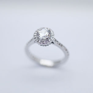 Una Angelic 個性戒指 戒圍55 鍍白金色 5636267