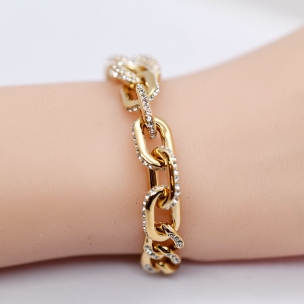 Dextera 手鍊 M(17-18cm) 鍍黃金色 5622221